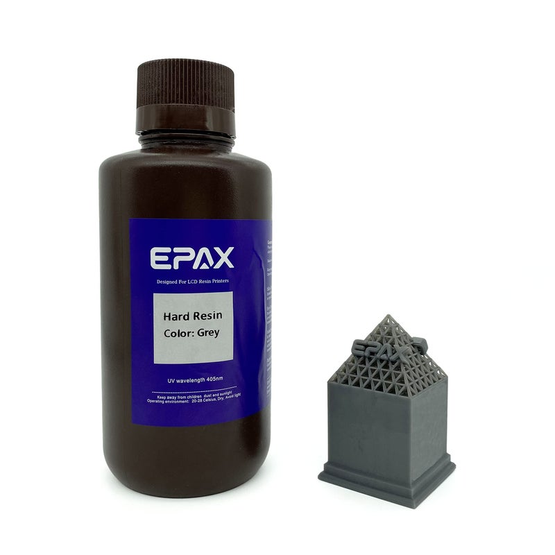 EPAX 3D Printer Hard Resin for LCD 3D Printers, 1KG Grey - Image 1